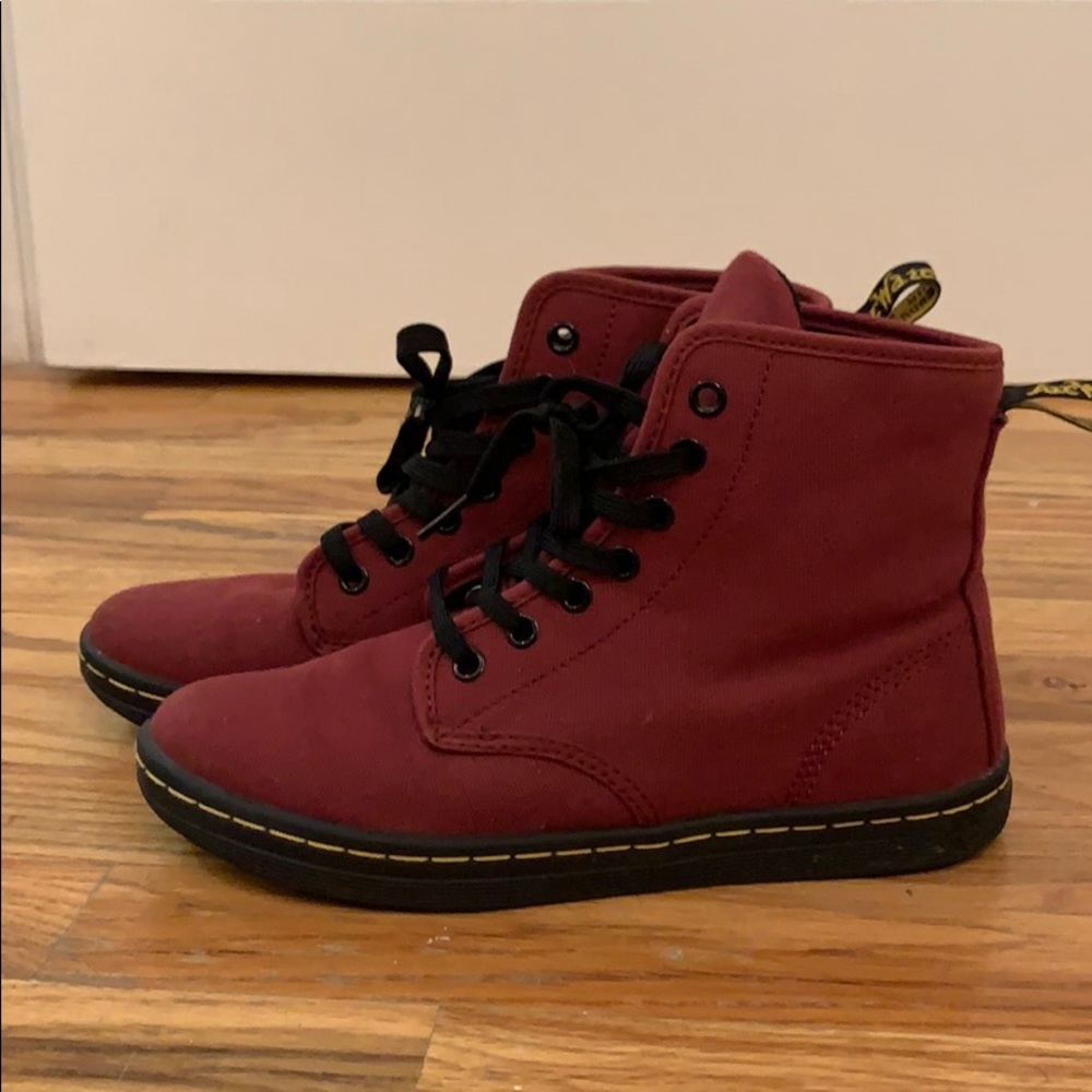 Burgundy Doc Martens